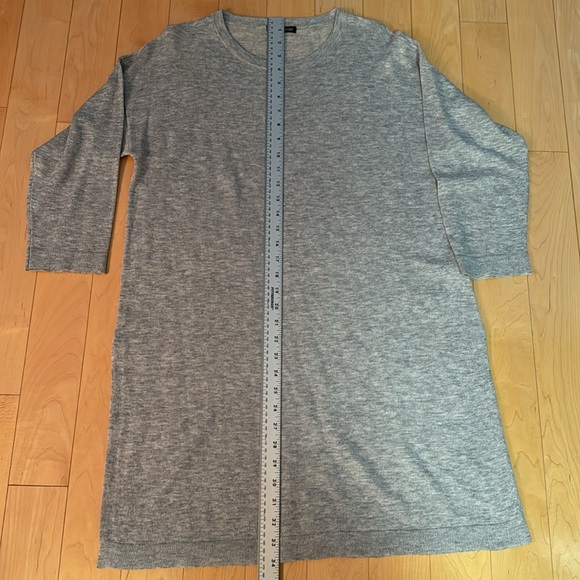 Eileen Fisher Crew Neck Gray Merino blend Tunic in XS/TP - Picture 8 of 9